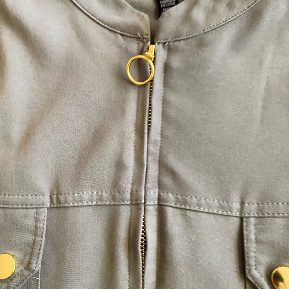 Ellen Tracy Full Zip Bomber Jacket - Picture 7 of 8